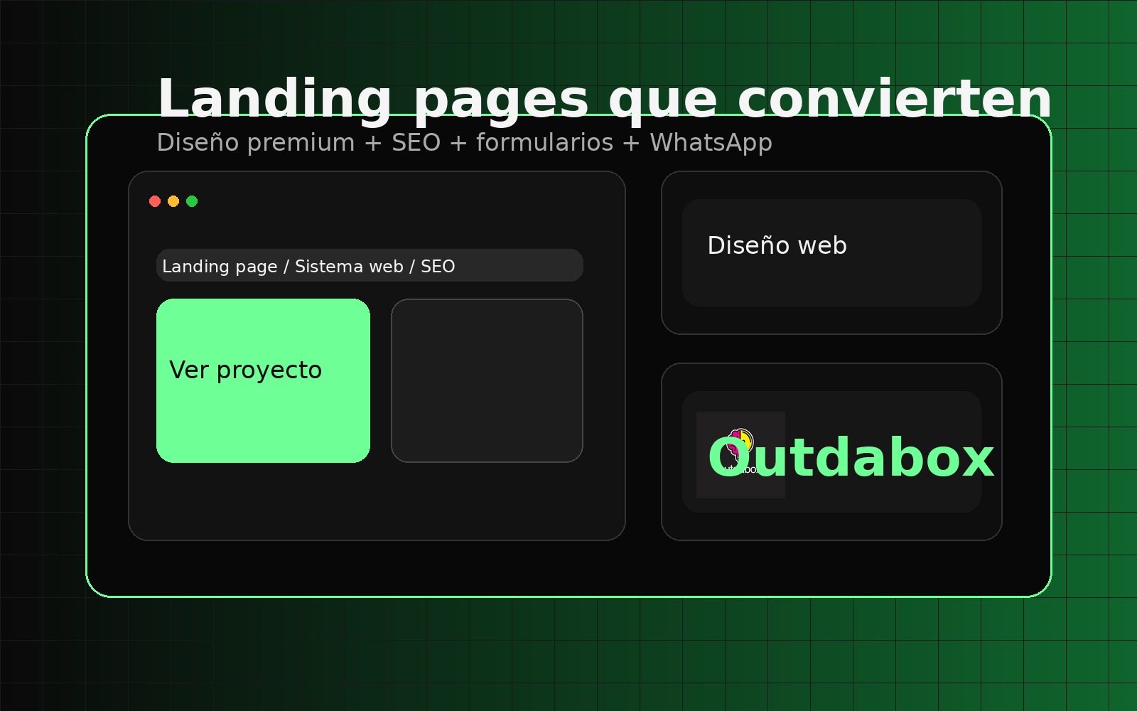 Landing page premium